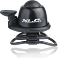 Xlc dd-m07 mini fietsbel - elastiek bevestiging - zwart - 22,3 tot 31,8 mm
