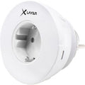 Oplader xlayer 217676 wit 90 mm (d)
