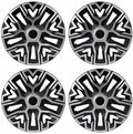 Nrm universele wieldoppen 14'' the best bicolor zilver zwart 4 stuks