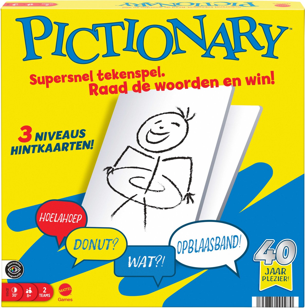 Mattel pictionary core refresh nl - bordspel