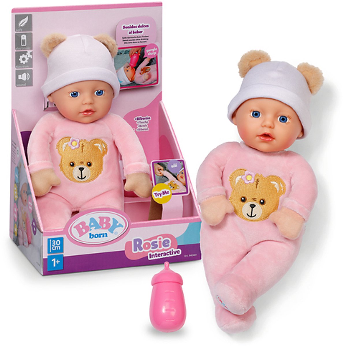 Baby born interactieve rosie (30 cm)