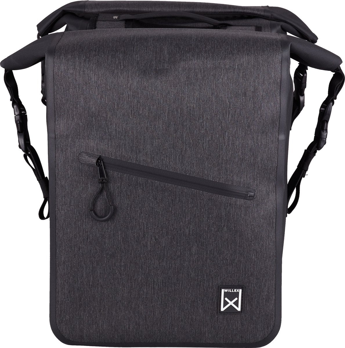 Willex dubbele tas combi 100% waterdicht zwart
