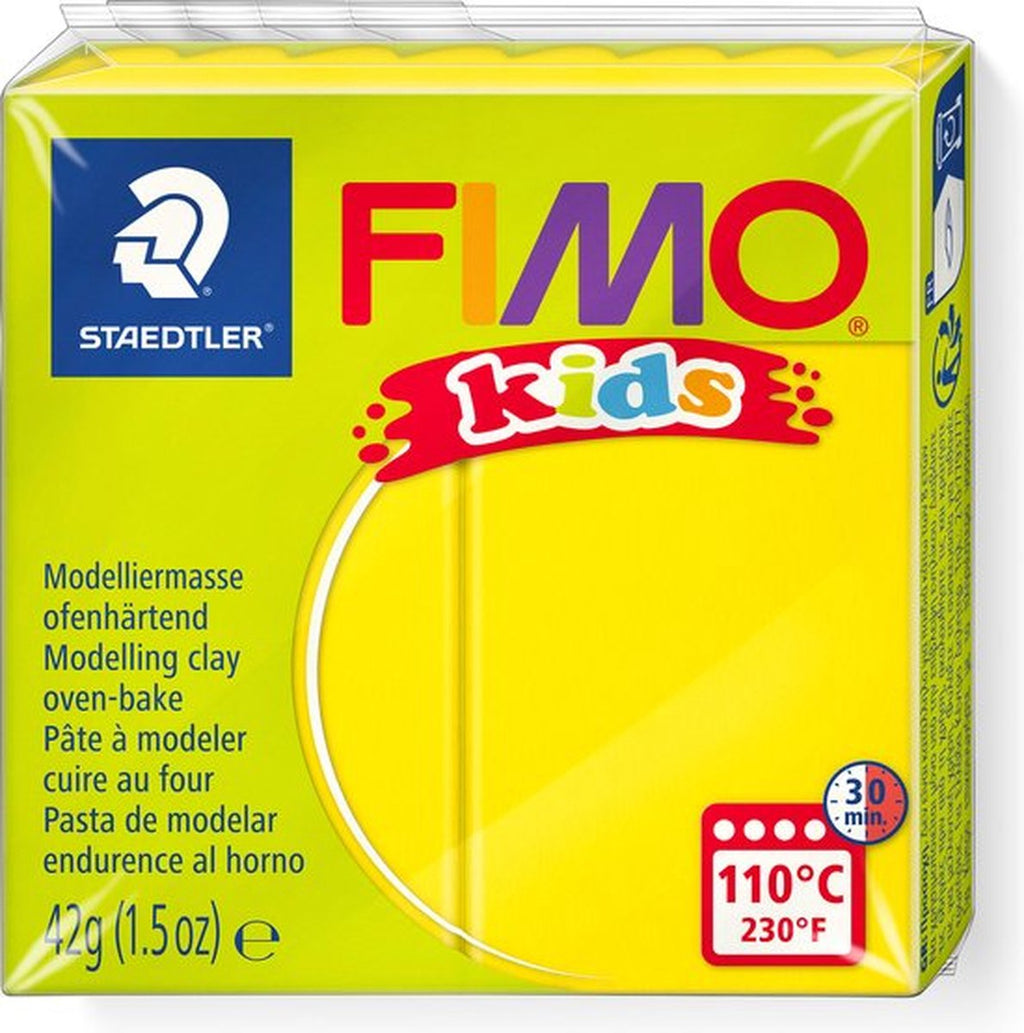 Fimo Kinder-Knete, gelb, 42 g