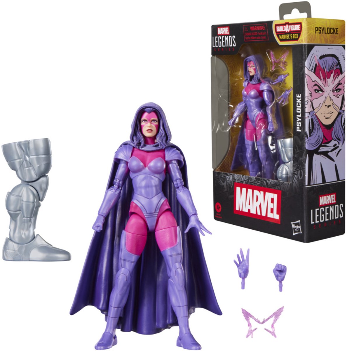 Hasbro marvel legends series psylocke x-men-stripactiefiguur