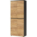 Kast germania 4266-549 gw-lissabon 1970 x 800 x 400 mm grafiet, navarra-eiken