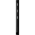 Wandkapstok germania 3255-83 1700 x 150 x 40 mm zwart