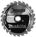 Makita cirkelzaagblad voor hout | efficut | ø 260mm asgat 30mm 24t - e-07696