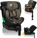 Lionelo harmony - i-size autostoel 4in1 - 360° draaibare - brede zitting - isofix + steunpoot - achterwaarts gericht tot 105 cm (18 kg) - 40 tot 150 cm - 0 tot 36 kg - side impact guard - rwf en fwf - bamboe hoes - dri-seat - hoofdsteun verstelbaar