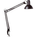Maul study bureaulamp - metaal - zwart - e27 fitting - verstelbare arm - tafellamp met klem
