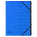 Sorteermap exacompta 541202e a4 blauw