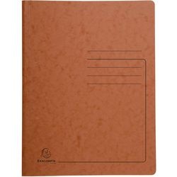 Map met veer exacompta 240238e a4 bruin
