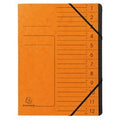 Sorteermap exacompta 541204e a4 oranje