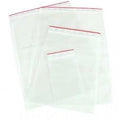 Gripzakken beschrijfbare strepen 60 x 40 mm pp transparant