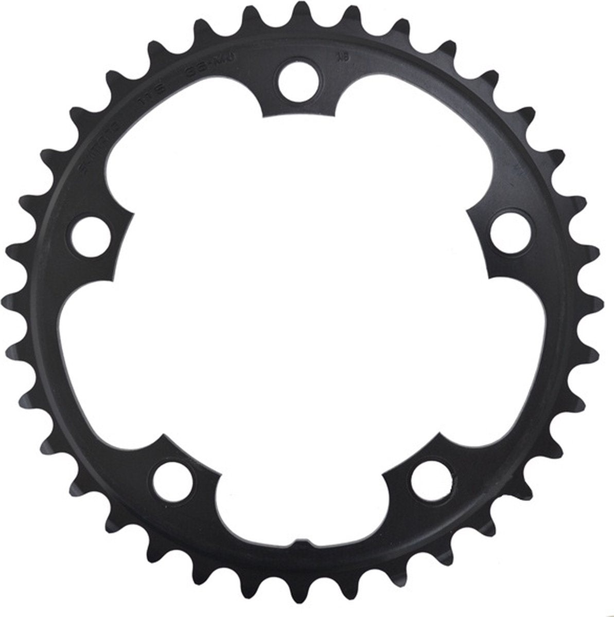 Shimano fc-rs500 kettingblad 36t 110 mm 5-gaats zwart voor 2x11-speed racefiets