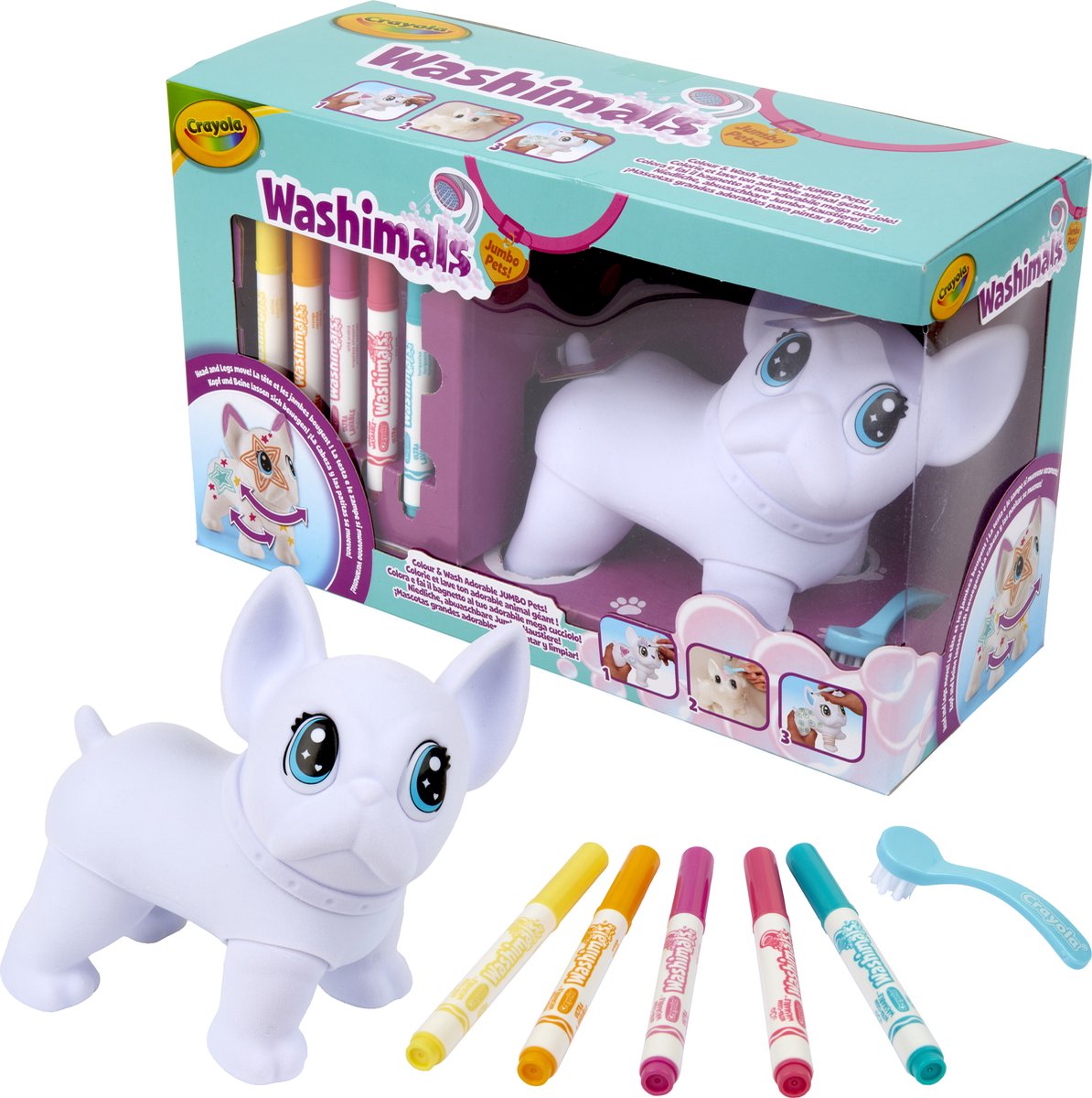 Crayola washimals jumbo hond wilbur