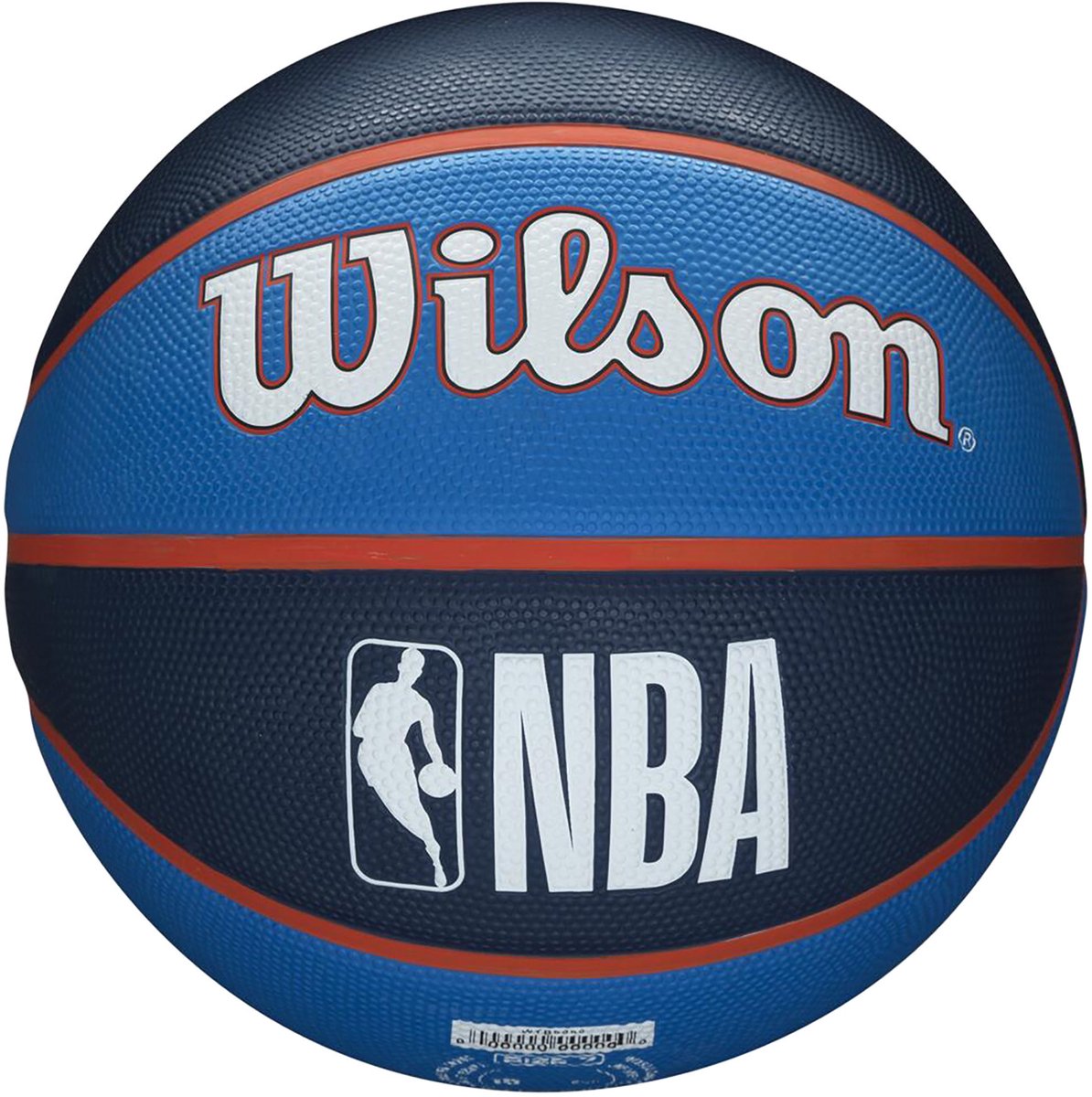 Wilson nba team tribute basketbal oklahoma city thunder maat 7