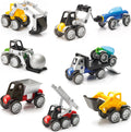 Smartmax power vehicles - magnetische voertuigen en werkwagens - 26-delige bouwset - educatief speelgoed voor kleuters - vanaf 3 jaar