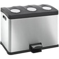 Eko Eko Pedal Bin Recoice 3x12 L Matte silverkley