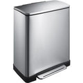 Eko pedaalemmer 31650231 rvs (roestvrij staal) zilver