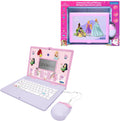 Lexibook disney prinses tweetalige educatieve laptop met 164 activiteiten (en fr)