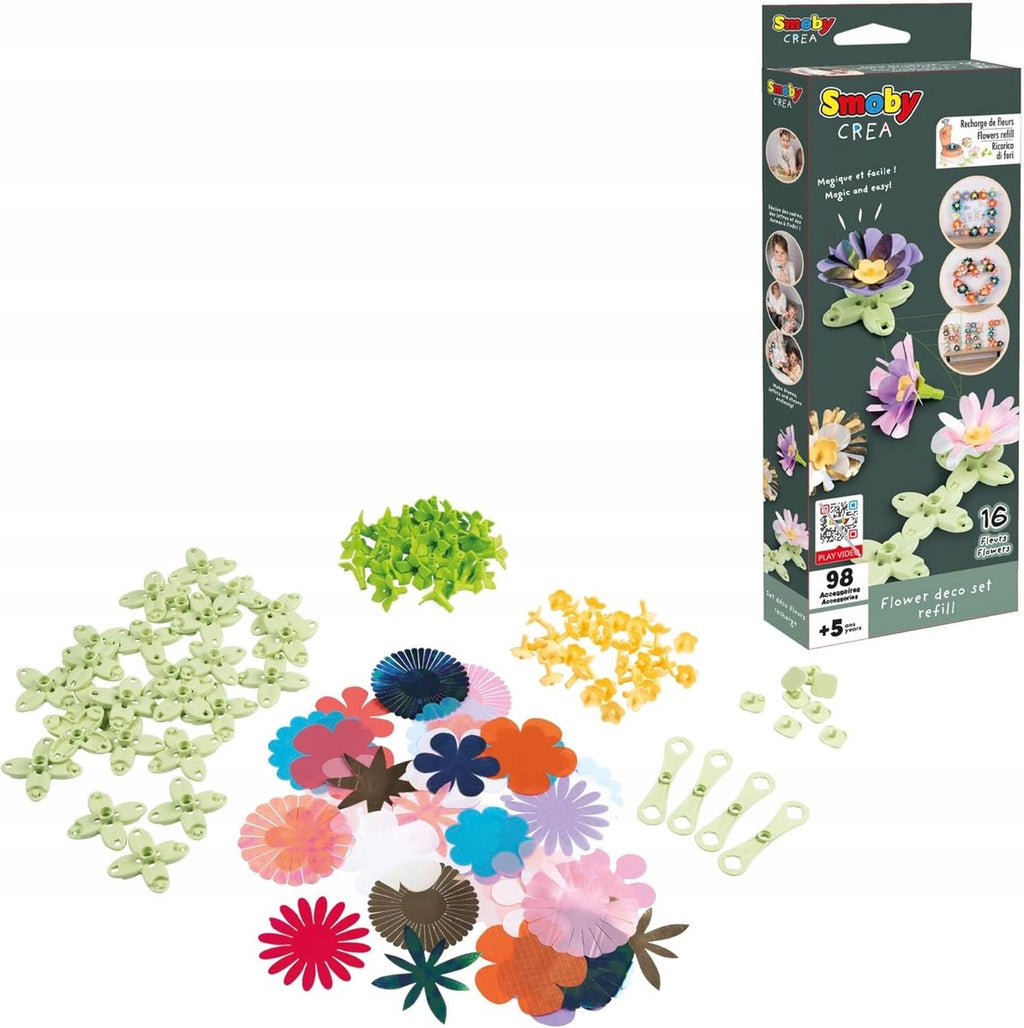 Merkloos sans marque smoby crea bloemen maken decoratie navulling, 98dlg.