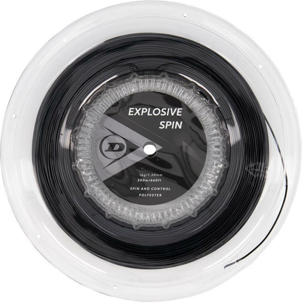 Dunlop tennissnaar explosive spin 16g 200m zwart