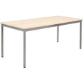 Tafel sodematub ft188rect-6515 esdoorn zilver