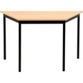 Trapeziumvormige tafel sodematub ft126trap-1111 beuken zwart