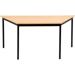 Trapeziumvormige tafel sodematub ft168trap-1111 beuken zwart