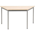 Trapeziumvormige tafel sodematub ft147trap-6515 esdoorn zilver