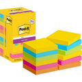 Post-it super sticky notes 654-sscarn-p8+4 76x76 mm effen