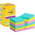 Post-it super sticky notes cosmic | 90 vel | ft 76 x 76 mm | 8 + 4 gratis