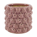 Dijk natural collections bloempot framboos keramiek ø16xh15cm