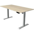 Zit-sta-bureau kerkmann 10227250 move 1 esdoorn; zilver