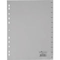 Maand-tabbladen durable 6507 12 tabs 11 gaten grijs