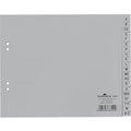 Alfabetische tabbladen durable 6500 20 tabs 4 gaten grijs