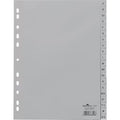 Alfabetische tabbladen durable 6510 20 tabs 11 gaten grijs