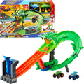 Hot Wheels Monster Trucks Haie gegen Dinosaurier Startset