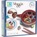 Bs toys veggie - hout - groentespel - educatief spel - 31-delig - 1 tot 4 spelers