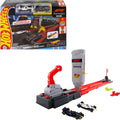 Hot wheels racing formula 1 grid start baanset - met 2 metalen f1 auto's