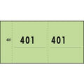 Sigel nummerblok expres groen 10 blok a 100 vel genummerd 1 t m 1000