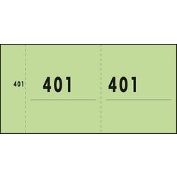 Sigel nummerblok expres groen 10 blok a 100 vel genummerd 1 t m 1000