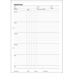 Sigel weekstaat formulieren expres a4 50 vel
