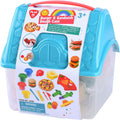Playgo Ton-Set „Hamburger und Sandwich“ in Aufbewahrungsbox – 4 Tontöpfe