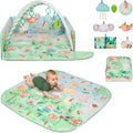 Lionelo inga multicolor – multifunctionele speelmat met bogen – speelkleed speelhek – 7 sensorische speeltjes – baby ontwikkeling motoriek