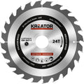 Kreator krt020416 zaagblad hout 190 mm -24t