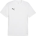 Puma teamgoal jersey heren sportshirt - white- black-feather gray