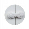 Unicell serie - veiligheidsslot voor kasten - 2 stuks - abs materiaal - wit