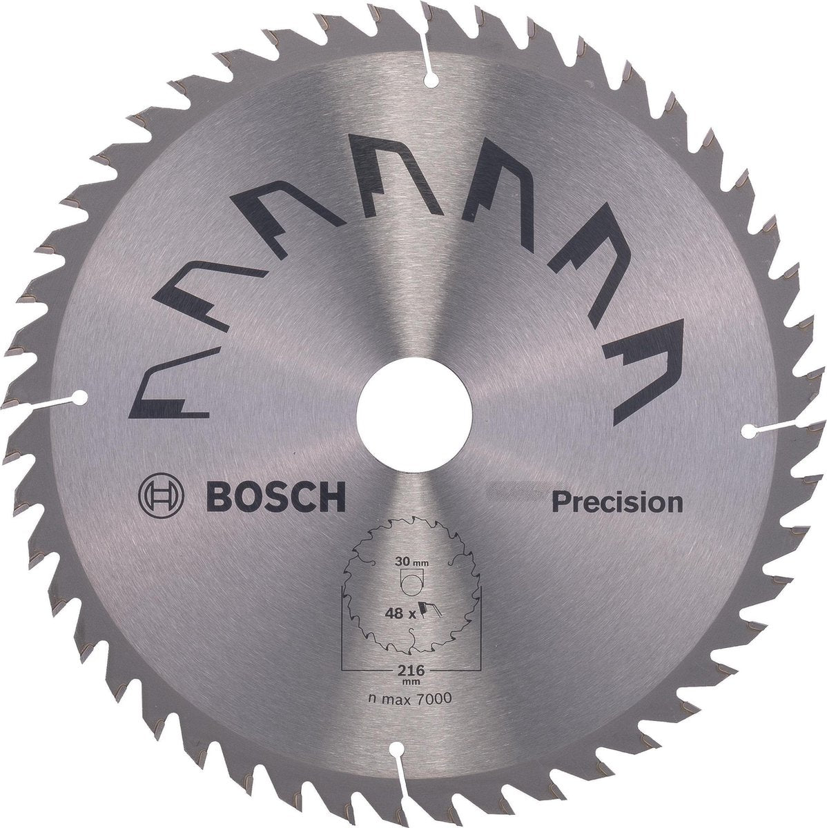 Bosch cirkelzaagblad precision 216x2x30 ,t48