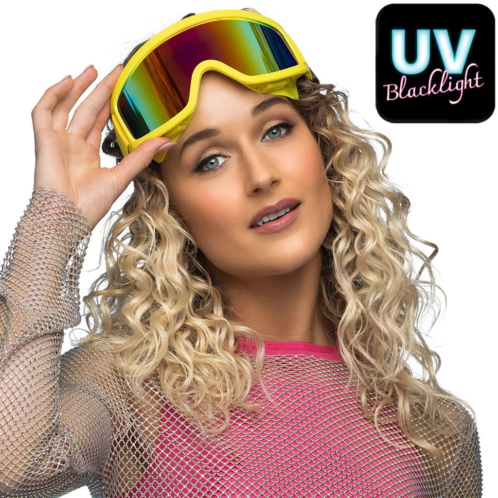 Boland Party Skibrille neongelb